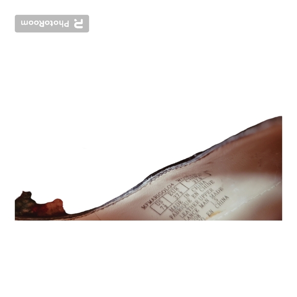 NWOT Marc Fisher Nappa Leather Black Marigolo Heels - Picture 7 of 7